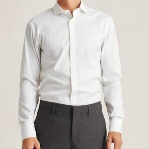 Bonobos Jetsetter Stretch White Dress Shirt Men’s 16/35